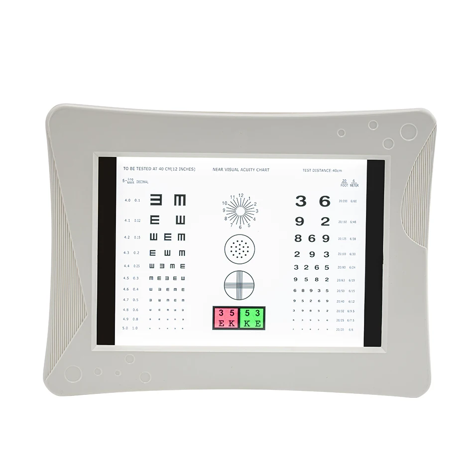 Ophthalmic Equipment Near Vision Chart with LED Light Far Vision Eye Test Chart